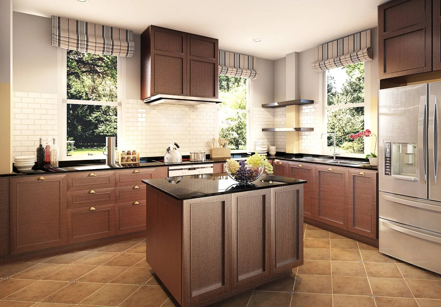 ภาพออกแบบ 3D บ้านตัวอย่าง Ampio พัทยา ภาพที่ 6