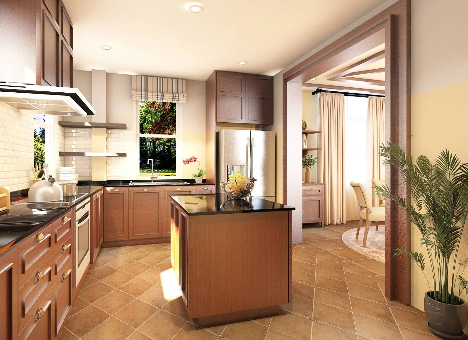 ภาพออกแบบ 3D บ้านตัวอย่าง Ampio พัทยา ภาพที่ 7