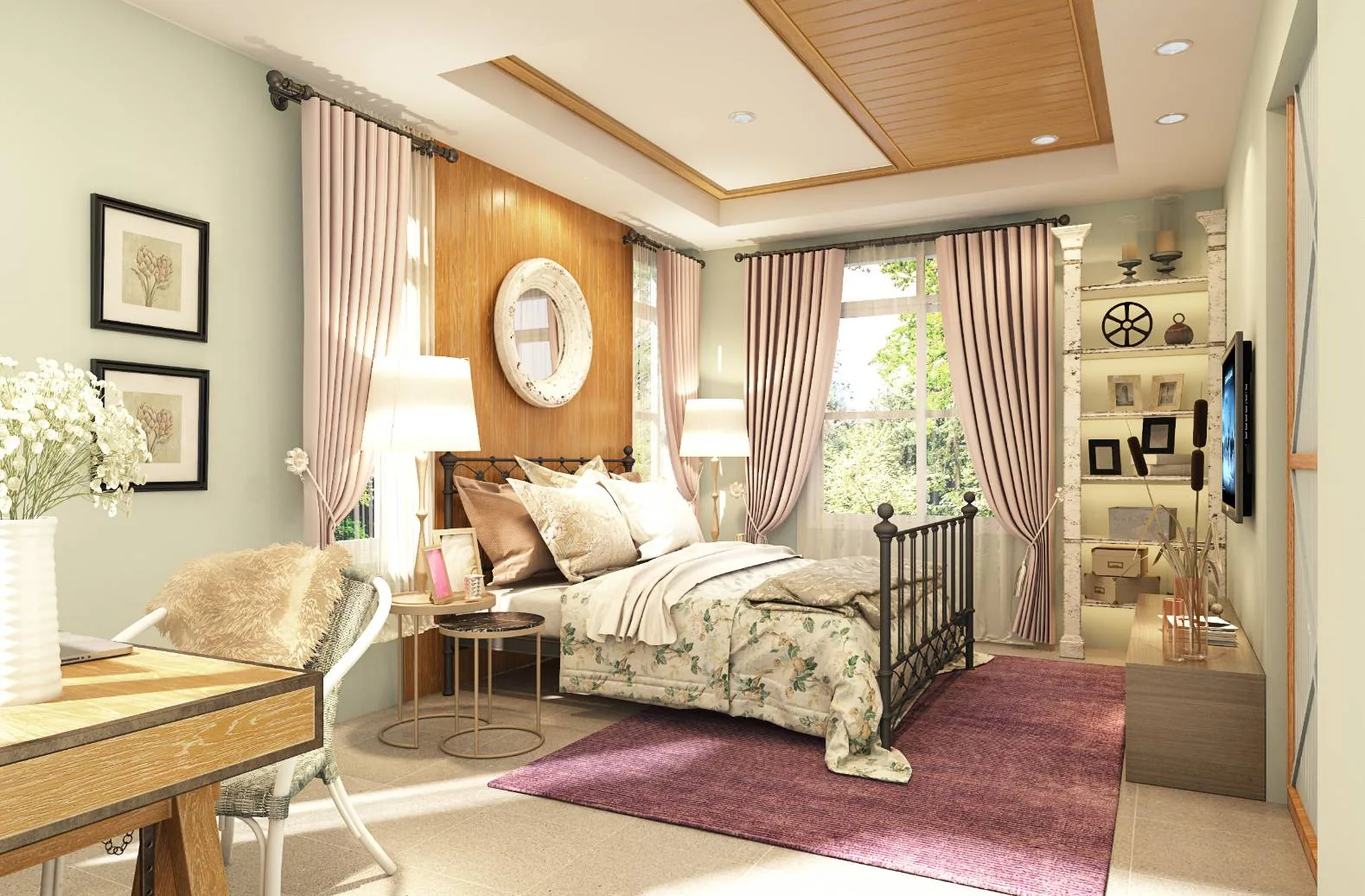 ภาพออกแบบ 3D บ้านตัวอย่าง Ampio พัทยา ภาพที่ 9
