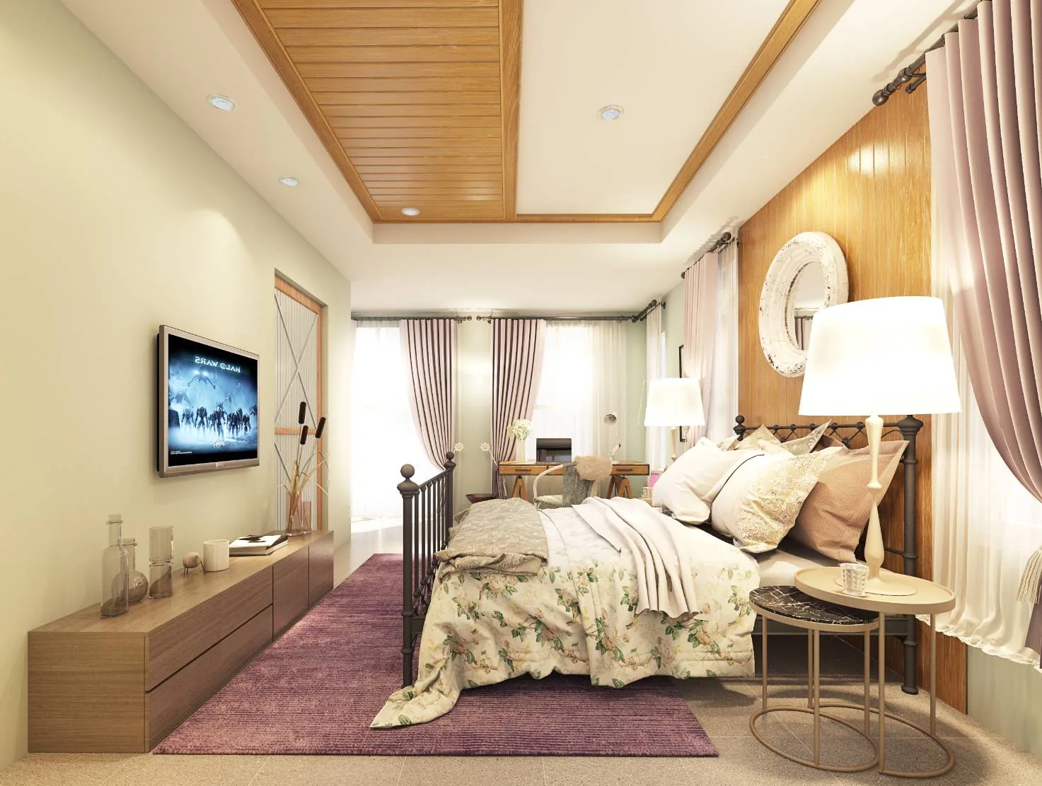 ภาพออกแบบ 3D บ้านตัวอย่าง Ampio พัทยา ภาพที่ 10