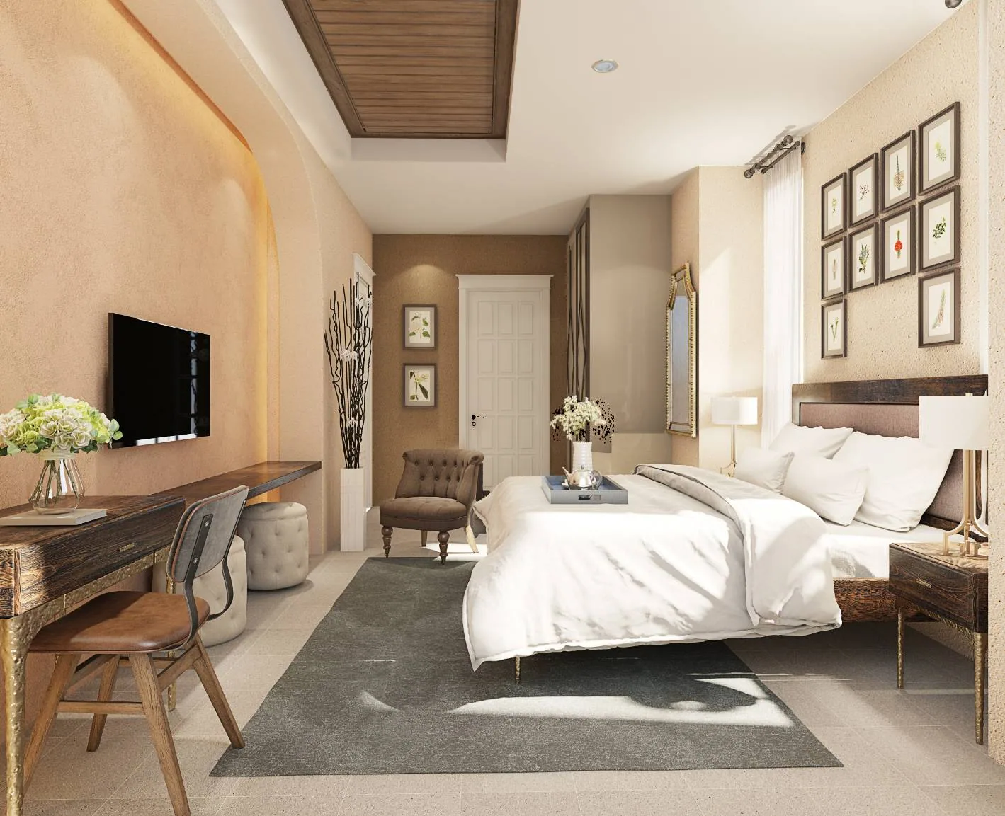 ภาพออกแบบ 3D บ้านตัวอย่าง Ampio พัทยา ภาพที่ 16