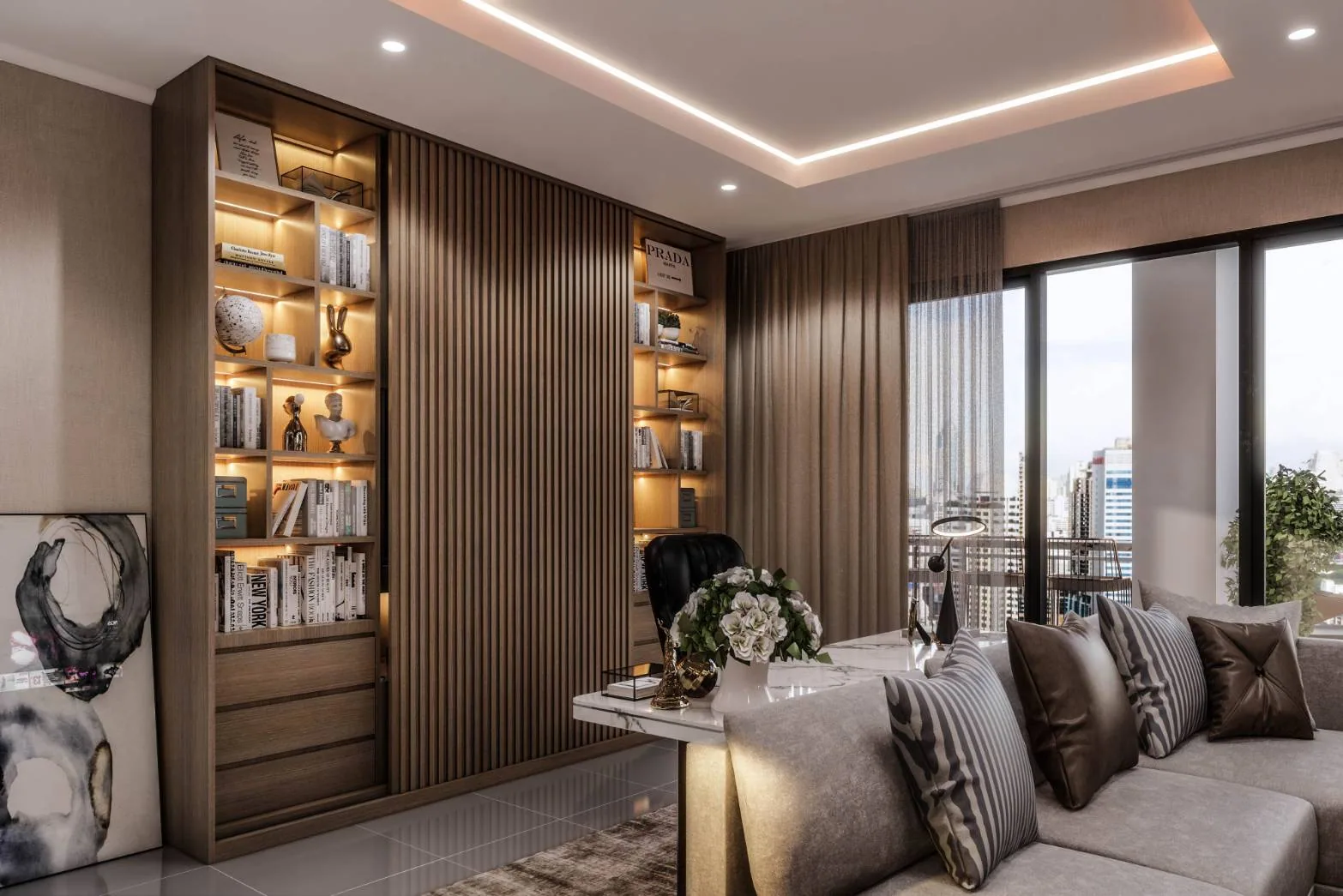 ภาพออกแบบ 3D คอนโดคุณเอ็ม Supalai Oriental ภาพที่ 5