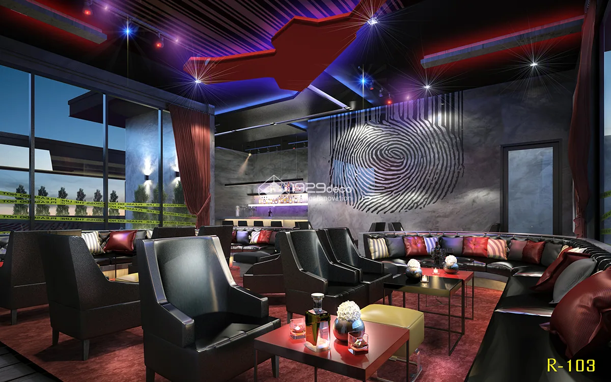 ภาพออกแบบ 3D ร้านอาหาร The Criminal ภาพที่ 7